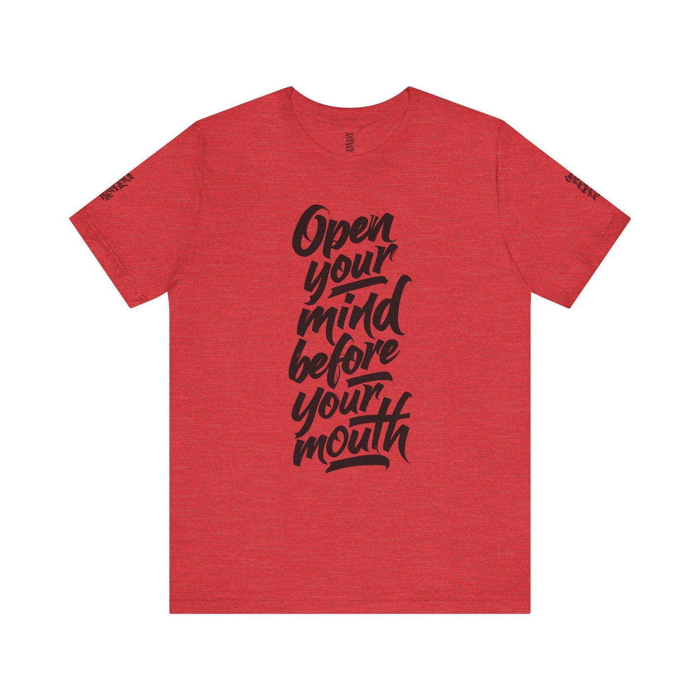 Mindful Message Tee - Unisex Jersey Short Sleeve Tee, Inspirational Shirt, Gift for Friends, Motivation Wear, Casual Outfit
