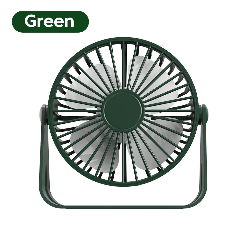 Zirnado™ DeskCool™ – Stille USB Bureauventilator | Compact & Oplaadbaar