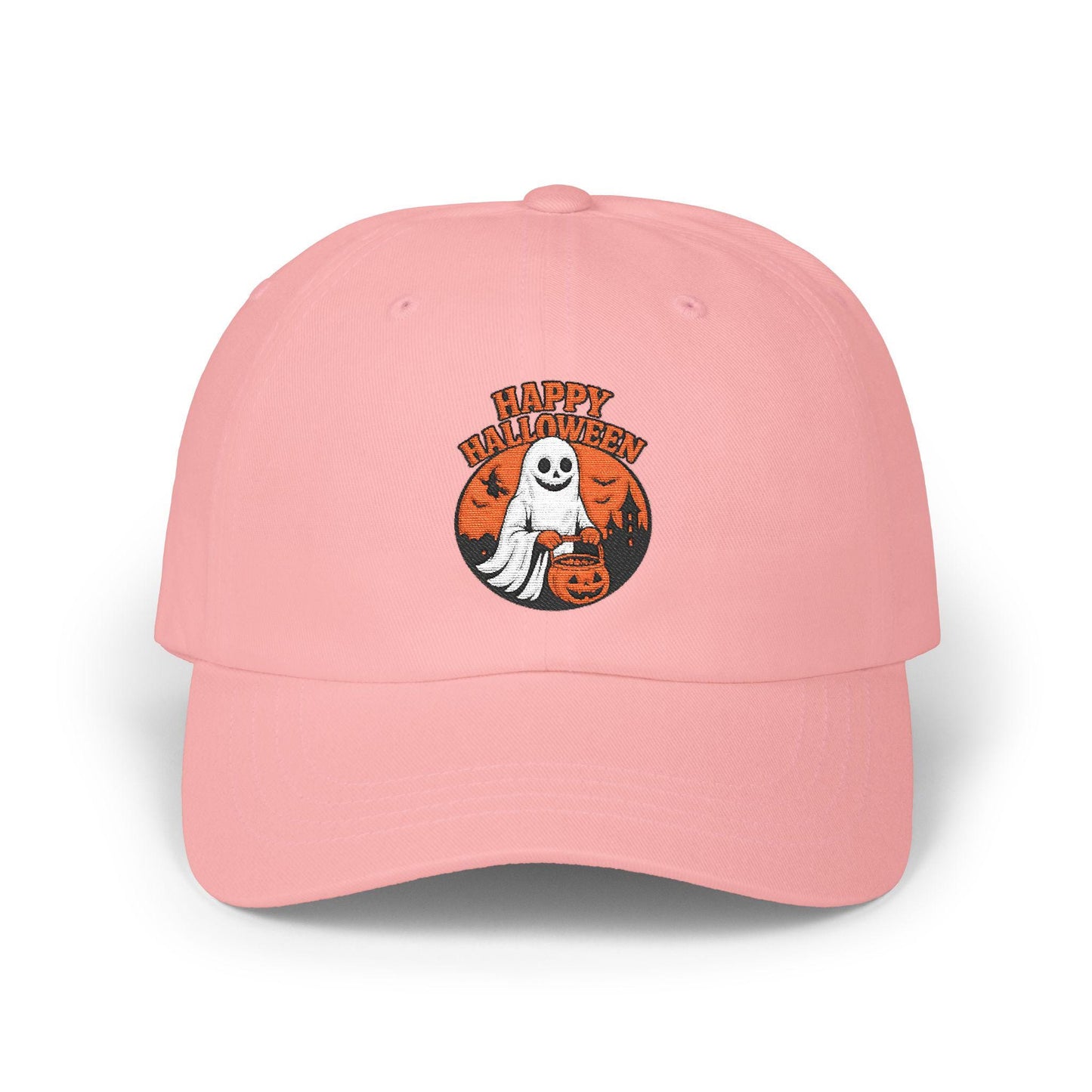 Halloween Dad Cap, Spooky Hat, Ghost Design, Festive Apparel, Trick or Treat Gear, Fall Fashion, Halloween Costume Accessory