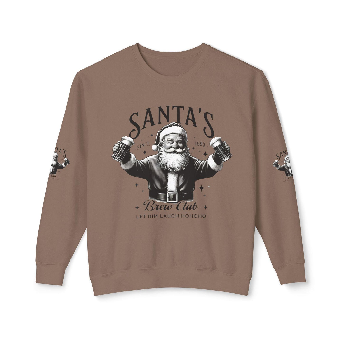 Santa's Brew Club Crewneck Sweatshirt, Unisex Holiday Sweatshirt, Christmas Gift, Cozy Winter Sweater, Funny Christmas Apparel, Santa [...]