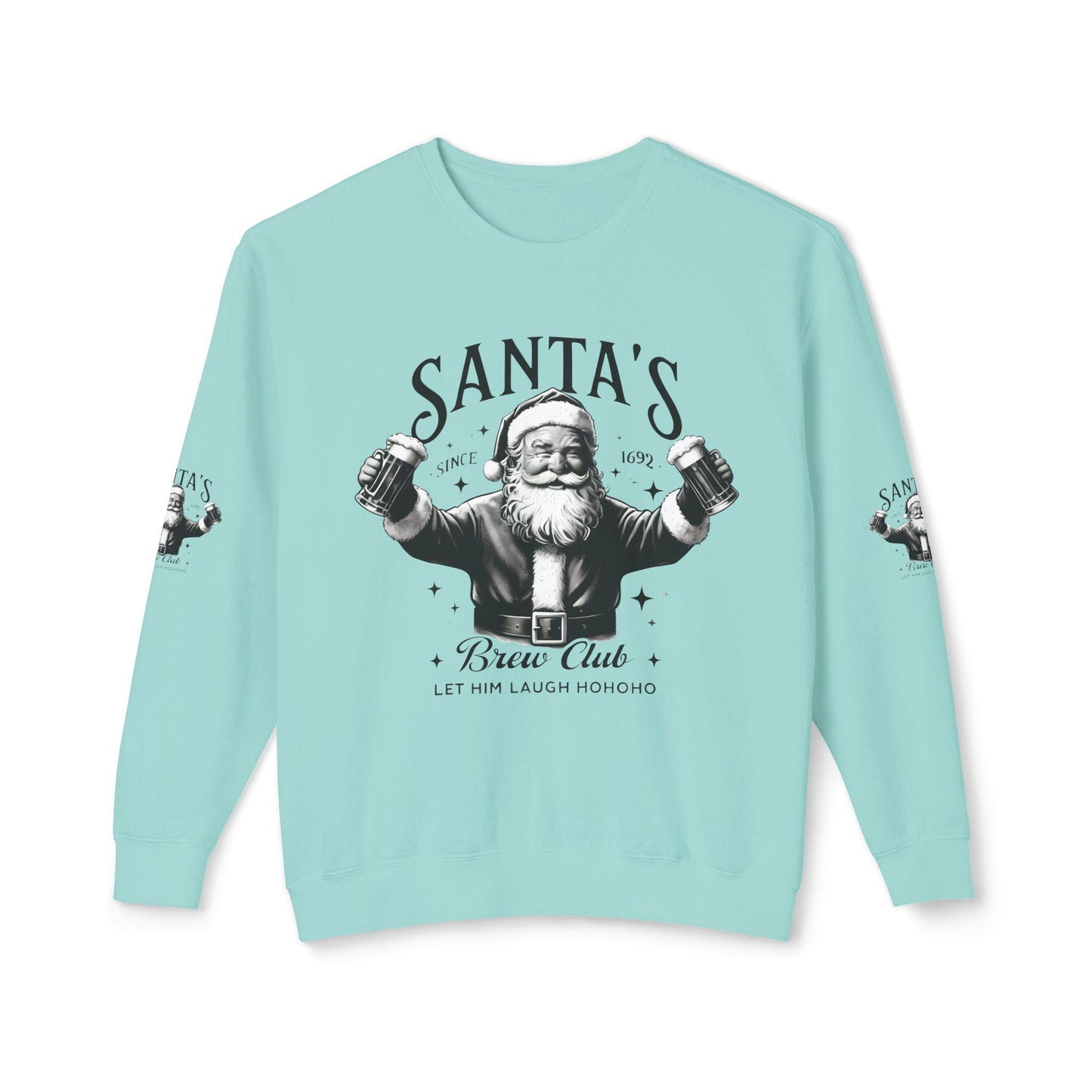 Santa's Brew Club Crewneck Sweatshirt, Unisex Holiday Sweatshirt, Christmas Gift, Cozy Winter Sweater, Funny Christmas Apparel, Santa [...]