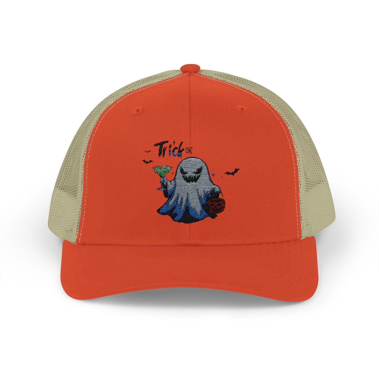 Whimsical Trick-or-Treat Snapback Cap, Halloween Hat, Kid's Costume Accessory, Festive Fashion, Trick or Treat Cap