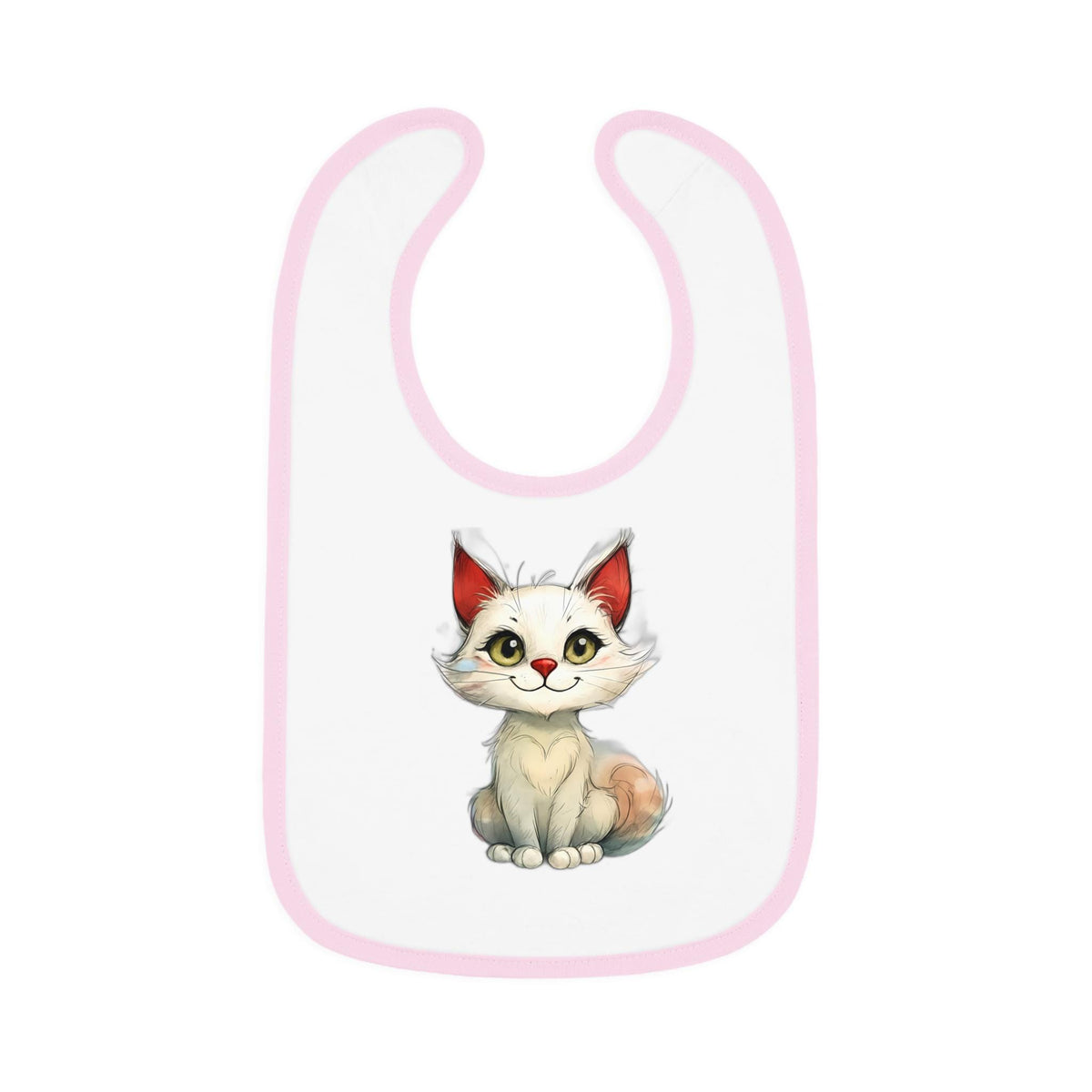 Cute Cat Baby Bib, Adorable Baby Feeding Accessory, Infant Gift, Baby Shower Must-Have, Animal Lover's Bib