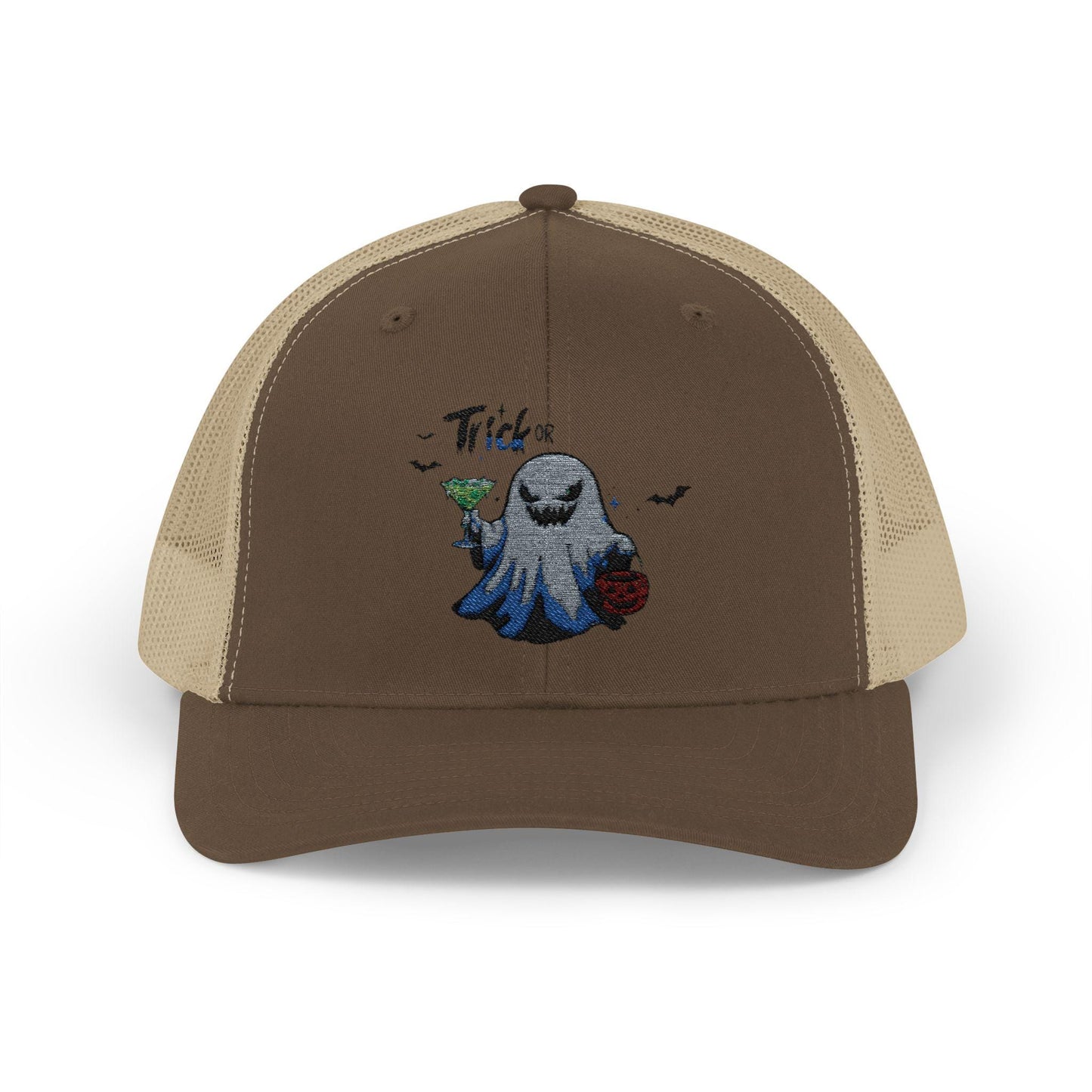Whimsical Trick-or-Treat Snapback Cap, Halloween Hat, Kid's Costume Accessory, Festive Fashion, Trick or Treat Cap