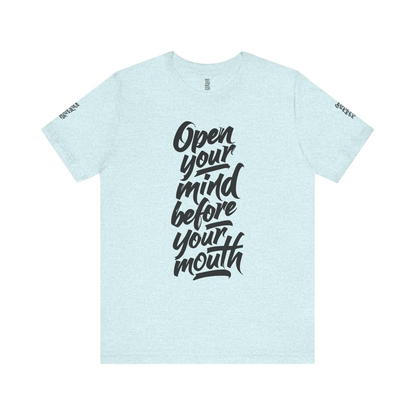 Mindful Message Tee - Unisex Jersey Short Sleeve Tee, Inspirational Shirt, Gift for Friends, Motivation Wear, Casual Outfit