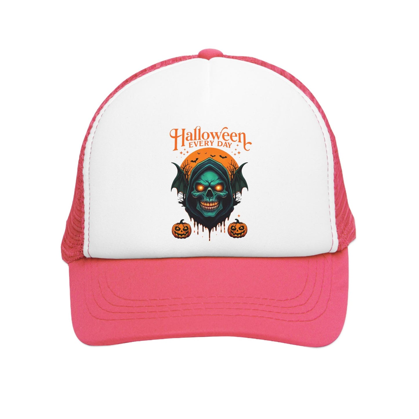 Halloween Mesh Cap, Perfect for Spooky Season, Party Accessory, Seasonal Gift, Fun Costume Addition, Everyday Wear