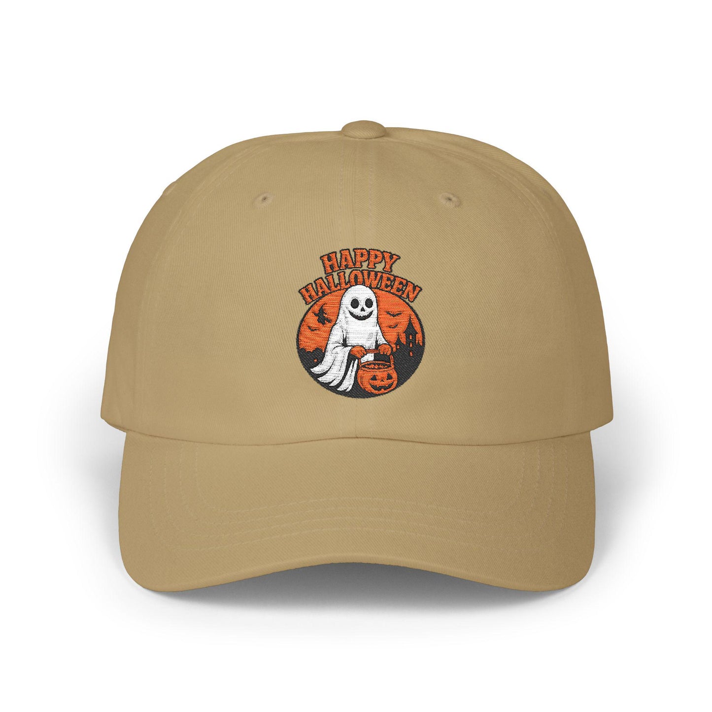 Halloween Dad Cap, Spooky Hat, Ghost Design, Festive Apparel, Trick or Treat Gear, Fall Fashion, Halloween Costume Accessory