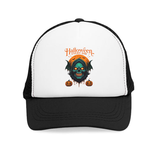 Halloween Mesh Cap, Perfect for Spooky Season, Party Accessory, Seasonal Gift, Fun Costume Addition, Everyday Wear