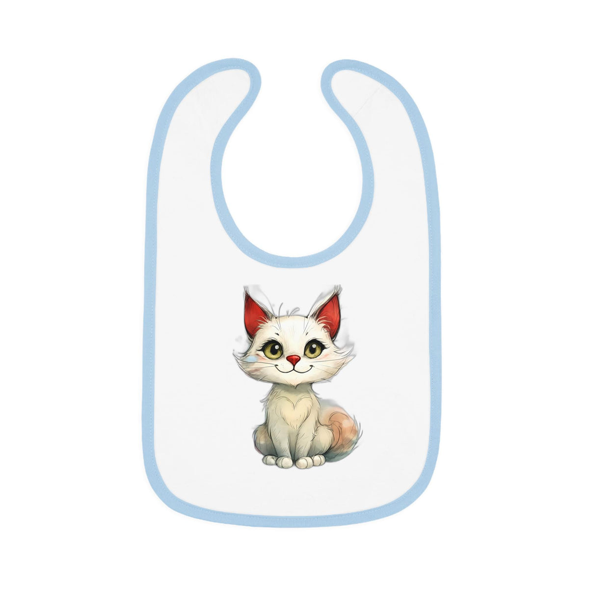 Cute Cat Baby Bib, Adorable Baby Feeding Accessory, Infant Gift, Baby Shower Must-Have, Animal Lover's Bib