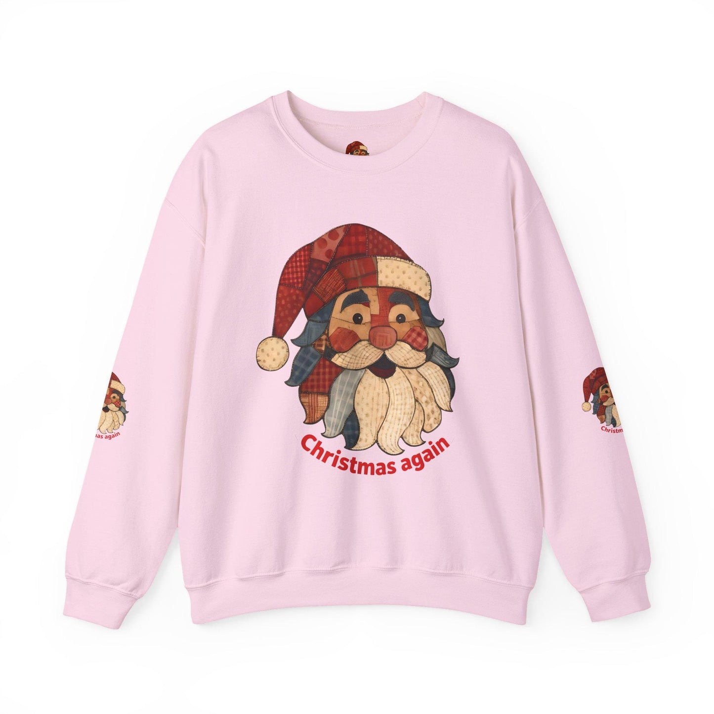 Festive Santa Crewneck Sweatshirt | Cozy Christmas Apparel, Holiday Gift, Unisex Sweatshirt, Winter Wear, Casual Style