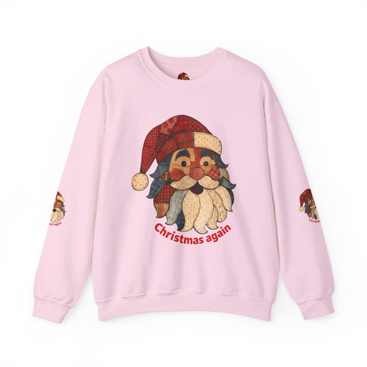 Festive Santa Crewneck Sweatshirt | Cozy Christmas Apparel, Holiday Gift, Unisex Sweatshirt, Winter Wear, Casual Style