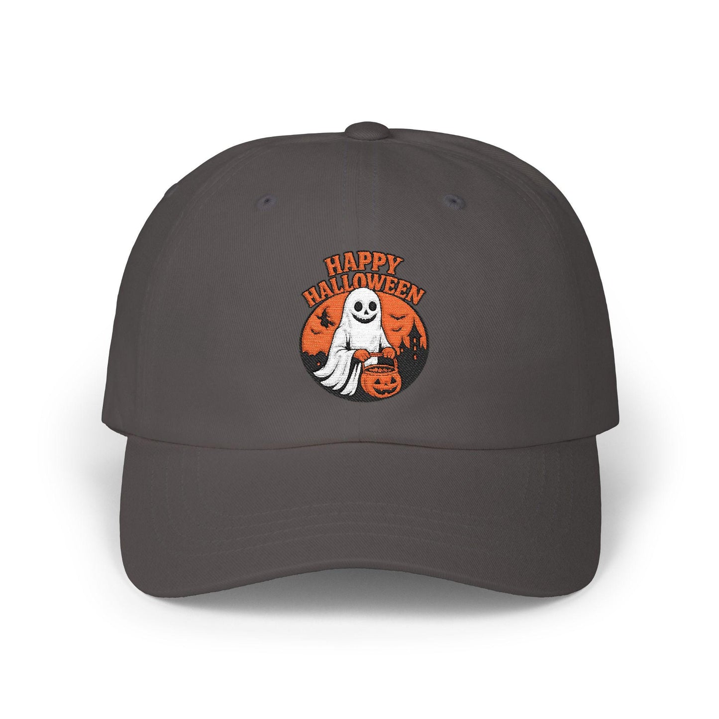 Halloween Dad Cap, Spooky Hat, Ghost Design, Festive Apparel, Trick or Treat Gear, Fall Fashion, Halloween Costume Accessory