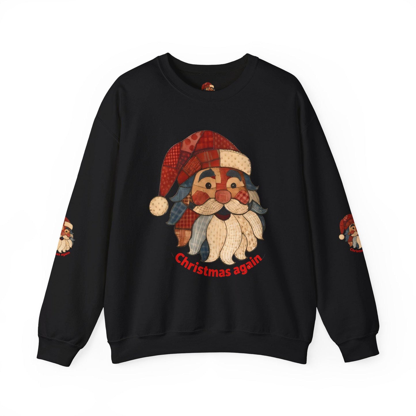Festive Santa Crewneck Sweatshirt | Cozy Christmas Apparel, Holiday Gift, Unisex Sweatshirt, Winter Wear, Casual Style