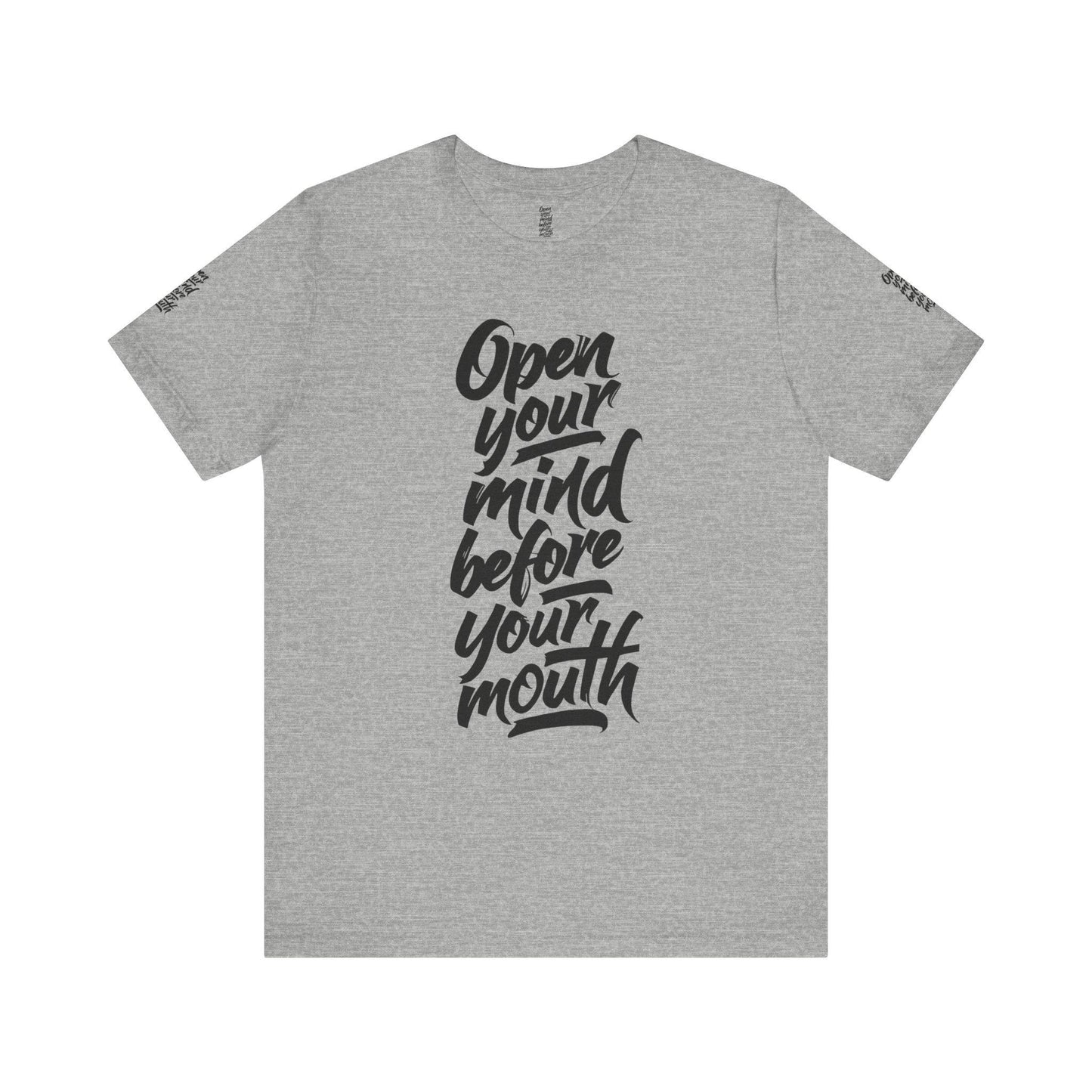 Mindful Message Tee - Unisex Jersey Short Sleeve Tee, Inspirational Shirt, Gift for Friends, Motivation Wear, Casual Outfit