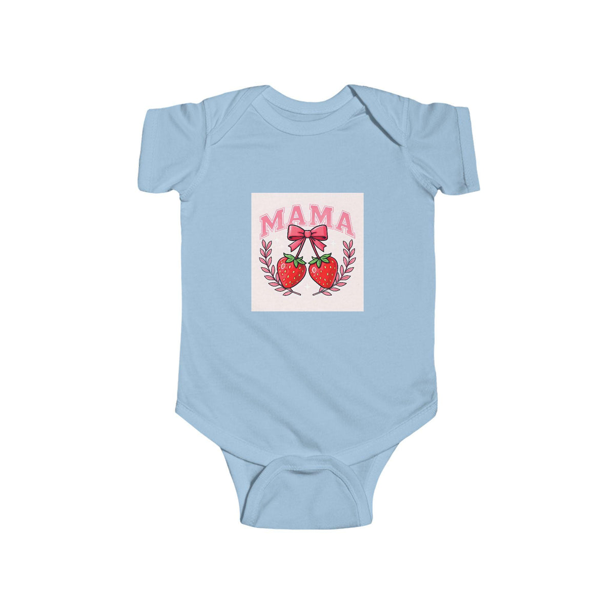 Mama's Little Strawberry Bodysuit, Baby Shower Gift, Infant Outfit, Cute Baby Clothes, Newborn Gift, Mother's Day, Spring Fashion