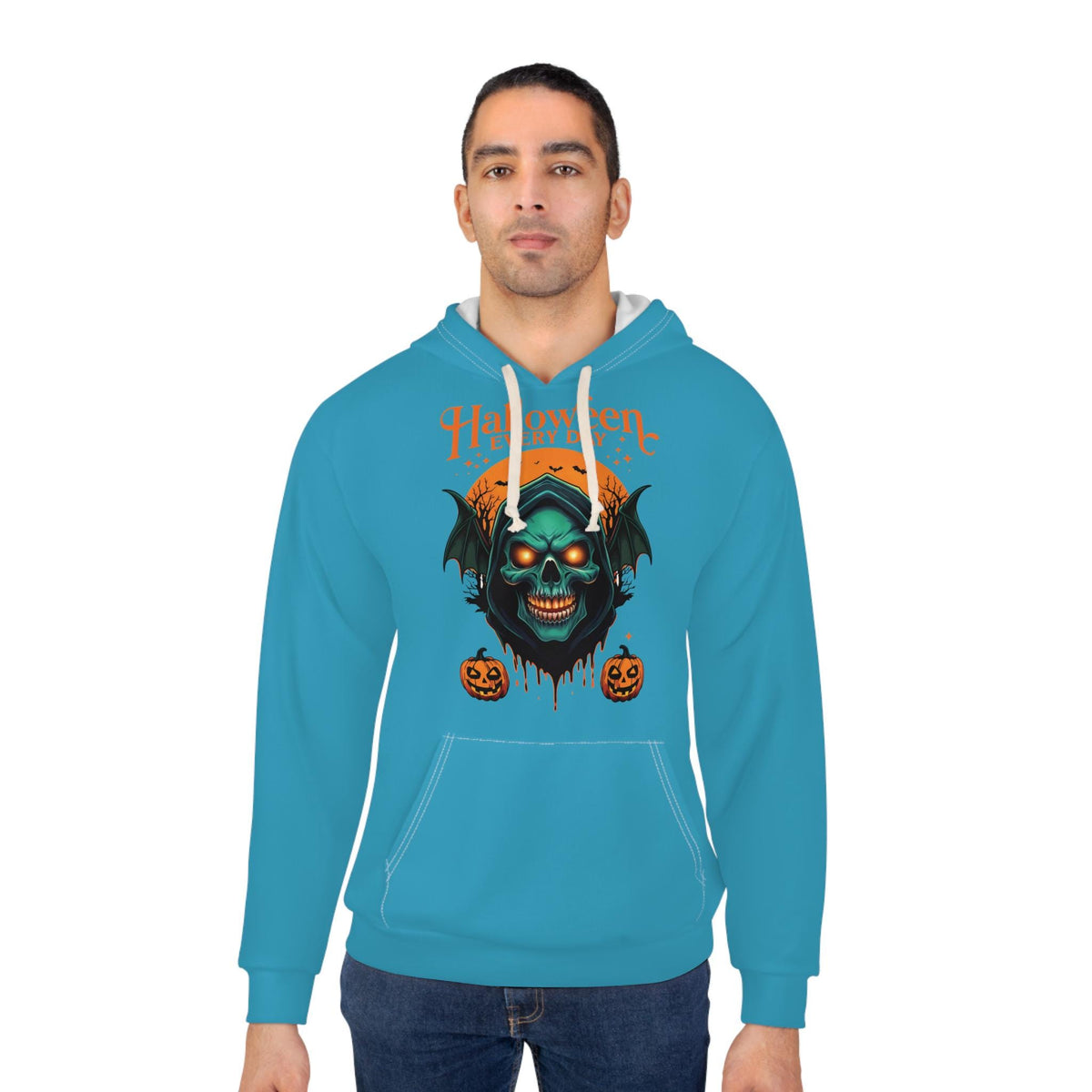 Spooky Halloween Unisex Pullover Hoodie, Cozy Halloween Sweatshirt, Fall Fashion, Halloween Costume, Party Hoodie