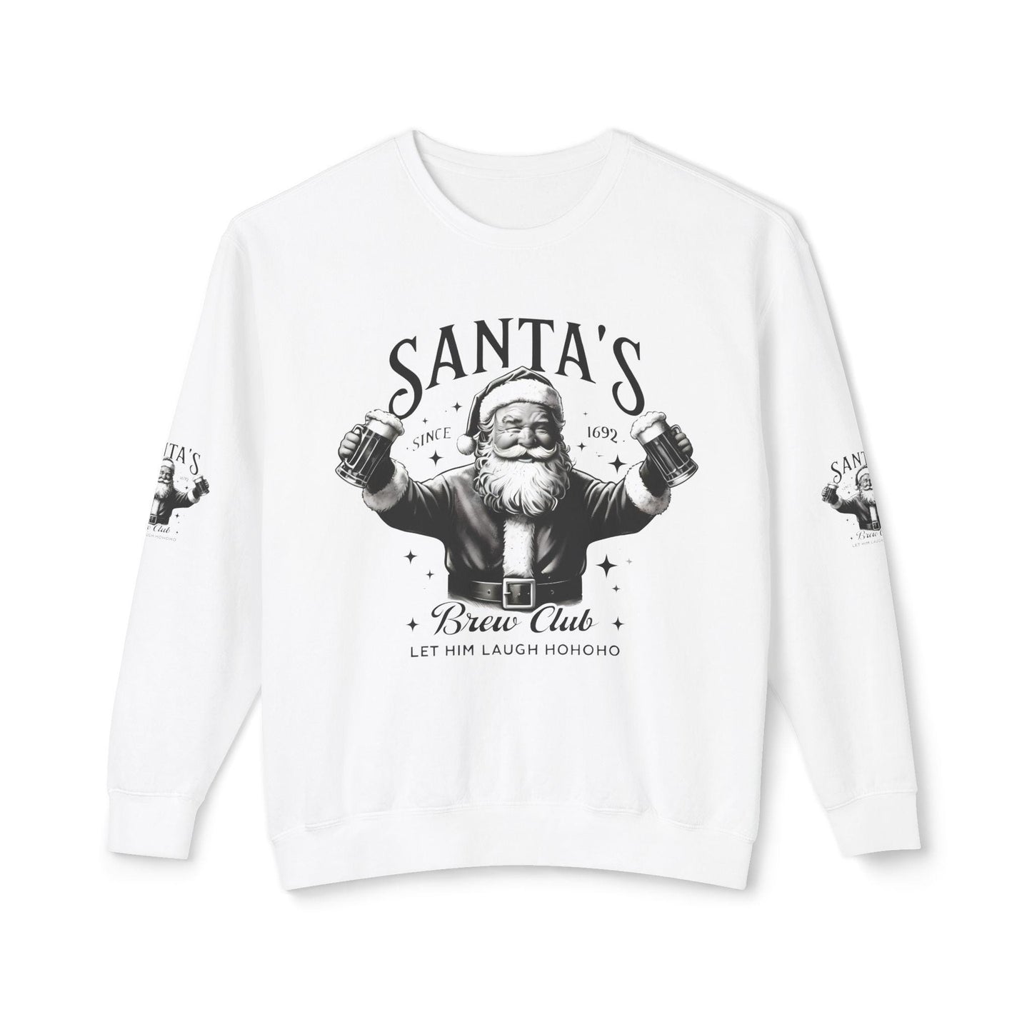 Santa's Brew Club Crewneck Sweatshirt, Unisex Holiday Sweatshirt, Christmas Gift, Cozy Winter Sweater, Funny Christmas Apparel, Santa [...]
