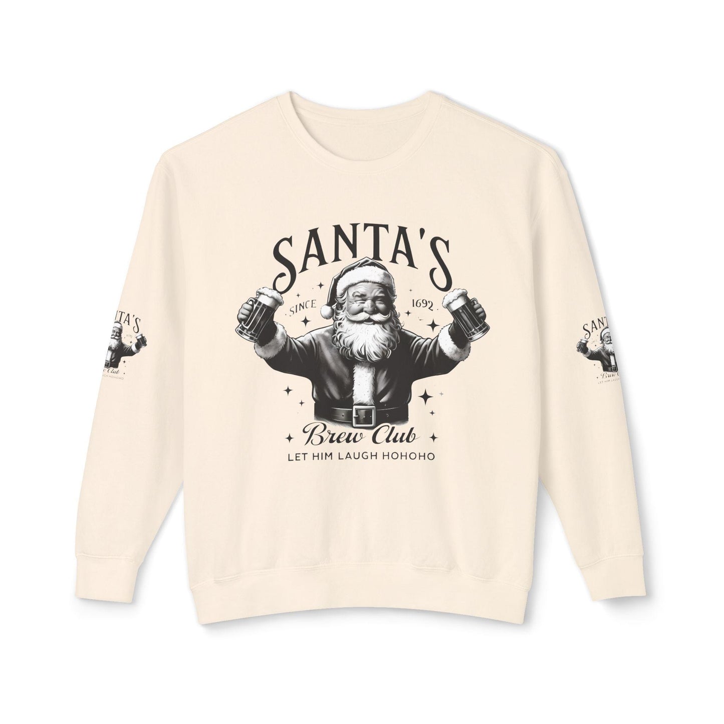Santa's Brew Club Crewneck Sweatshirt, Unisex Holiday Sweatshirt, Christmas Gift, Cozy Winter Sweater, Funny Christmas Apparel, Santa [...]