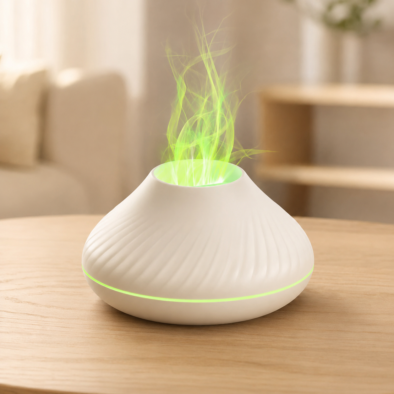 Kinscoter Flame Aroma Diffuser 130 ml | Vlameffect & Sfeerverlichting
