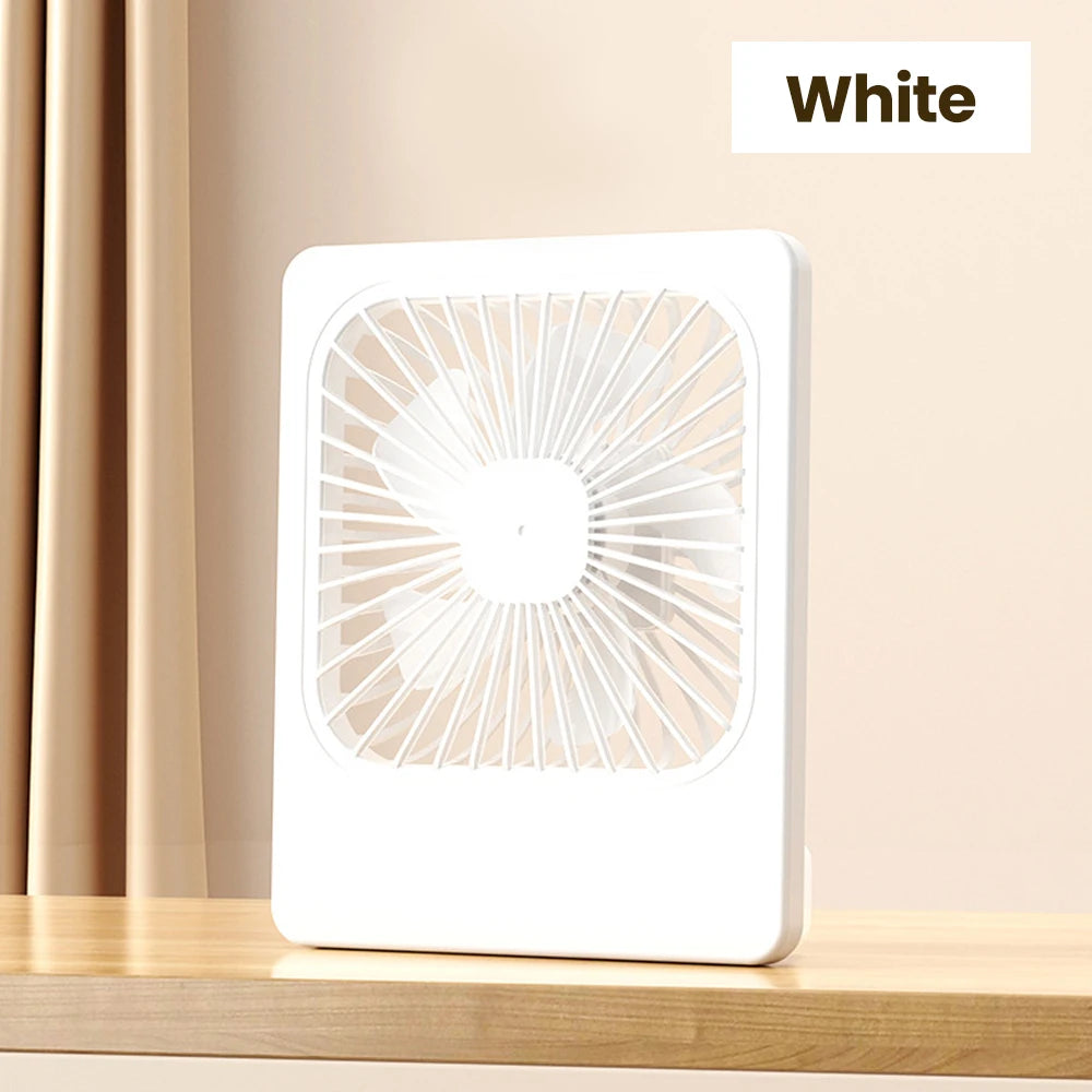 Zirnado™ DeskCool™ – Stille USB Bureauventilator | Compact & Oplaadbaar