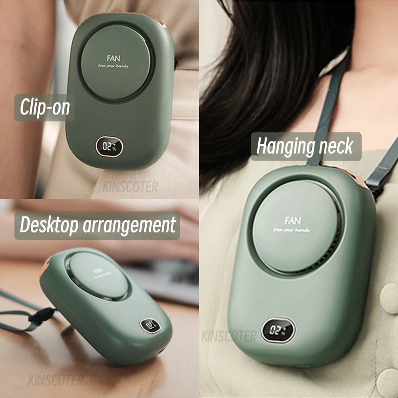 Zirnado™ AirNeck – Draadloze Nekventilator USB Oplaadbaar