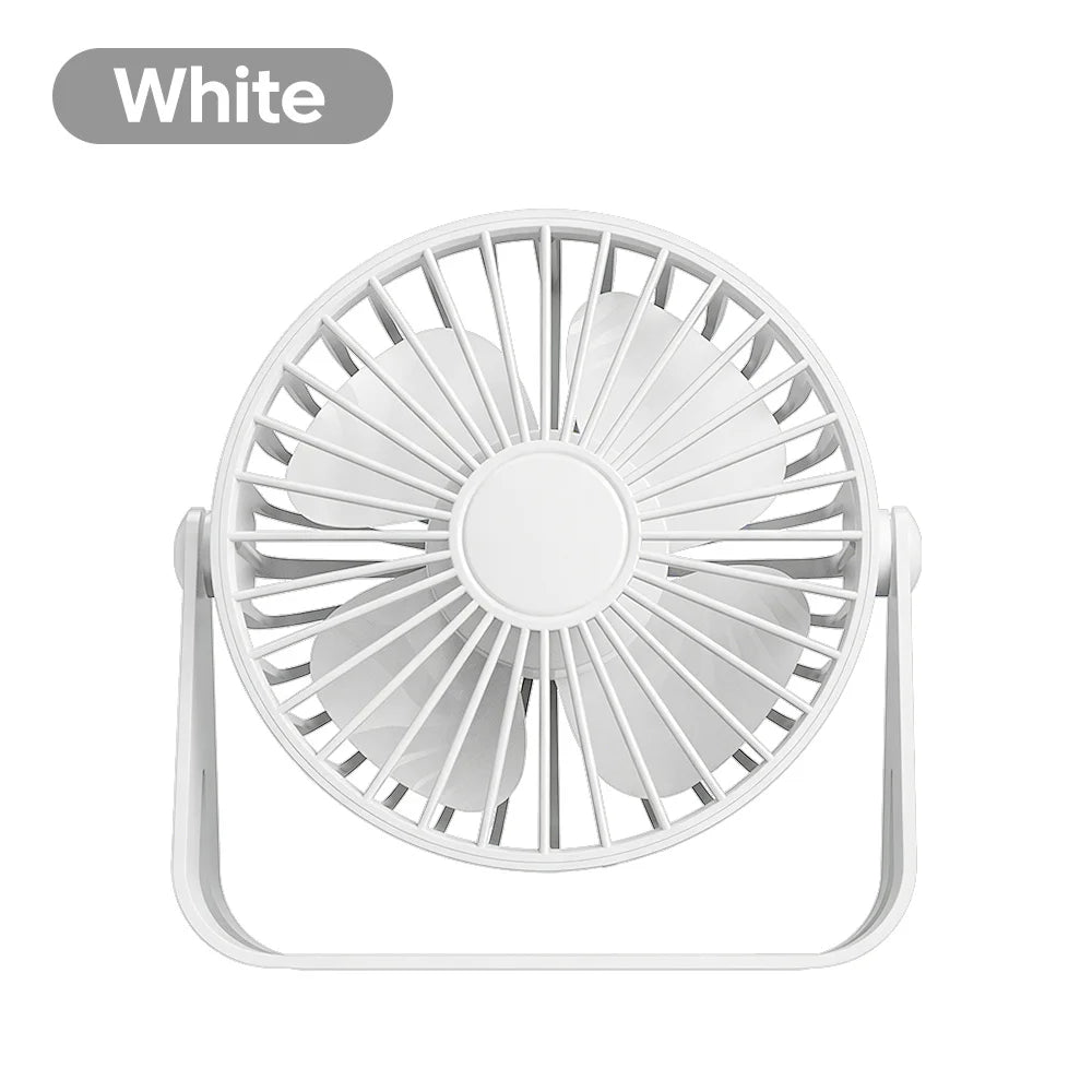 Zirnado™ DeskCool™ – Stille USB Bureauventilator | Compact & Oplaadbaar
