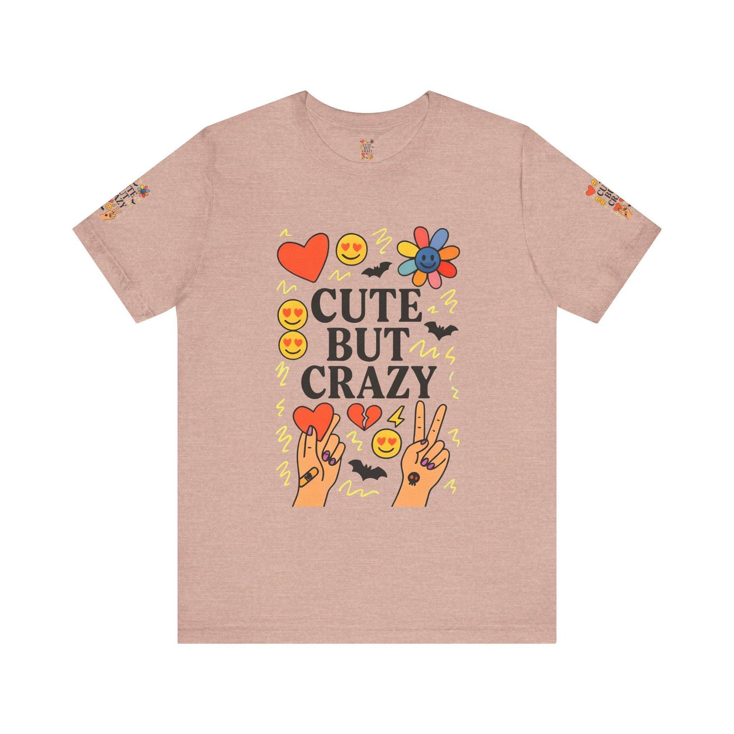 Cute But Crazy T-Shirt, Quirky Tee for Fun Lovers, Trendy Graphic Shirt, Gift for Friends, Summer Casual Wear