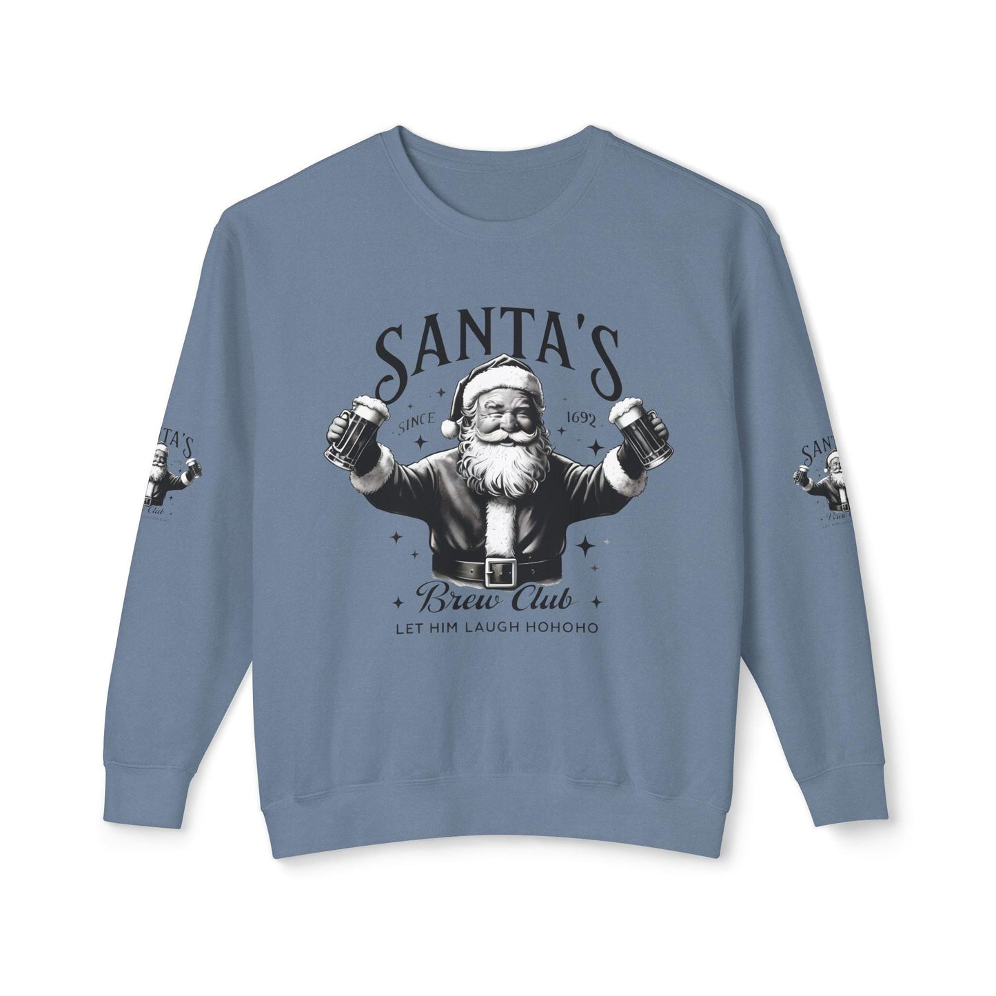 Santa's Brew Club Crewneck Sweatshirt, Unisex Holiday Sweatshirt, Christmas Gift, Cozy Winter Sweater, Funny Christmas Apparel, Santa [...]