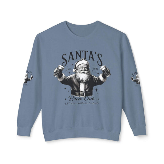 Santa's Brew Club Crewneck Sweatshirt, Unisex Holiday Sweatshirt, Christmas Gift, Cozy Winter Sweater, Funny Christmas Apparel, Santa [...]