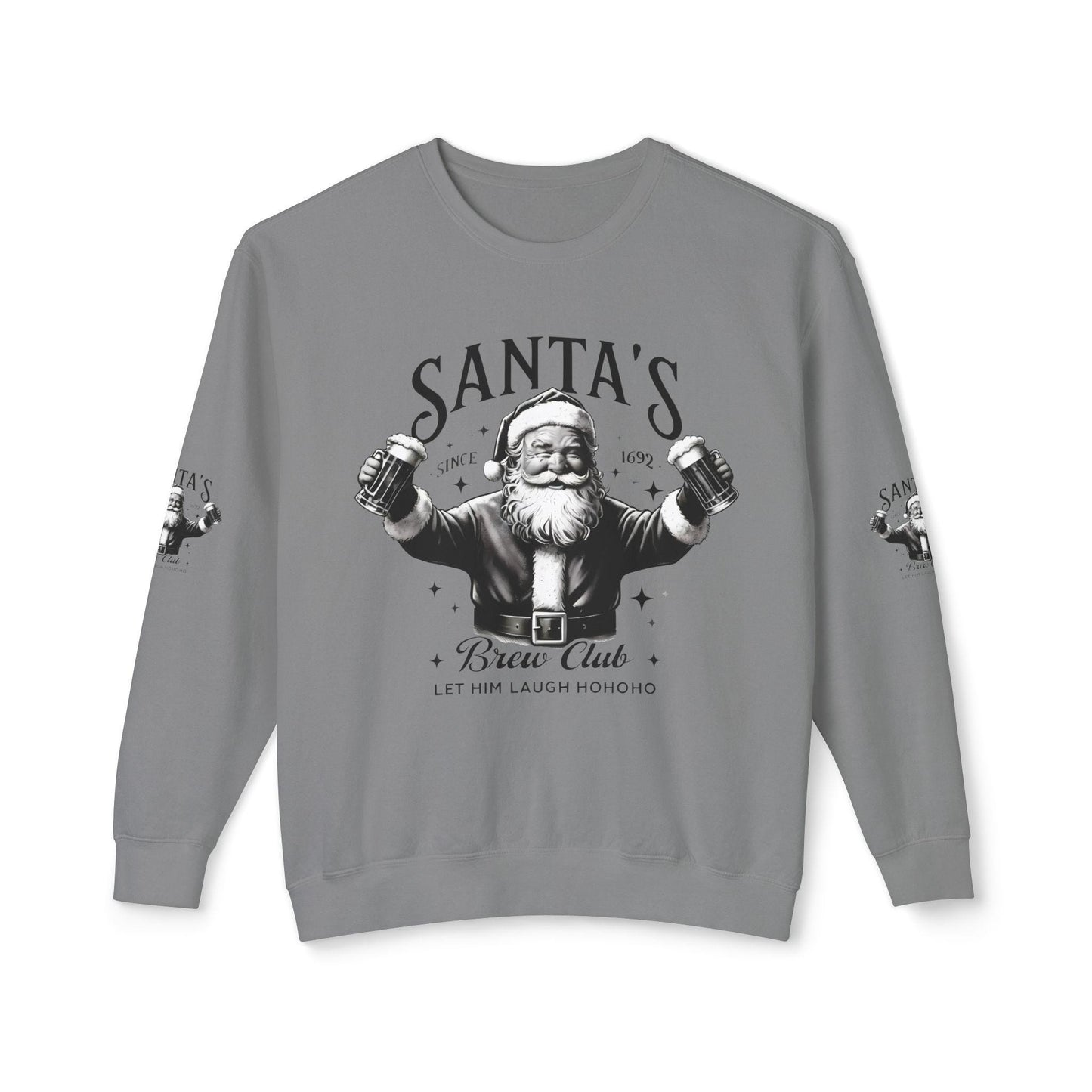 Santa's Brew Club Crewneck Sweatshirt, Unisex Holiday Sweatshirt, Christmas Gift, Cozy Winter Sweater, Funny Christmas Apparel, Santa [...]
