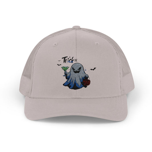 Whimsical Trick-or-Treat Snapback Cap, Halloween Hat, Kid's Costume Accessory, Festive Fashion, Trick or Treat Cap