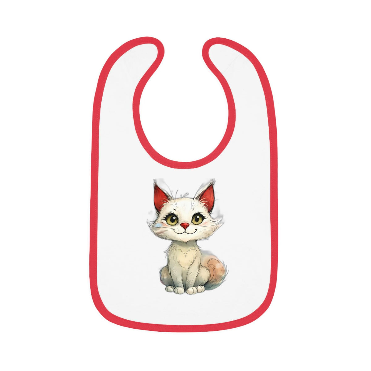 Cute Cat Baby Bib, Adorable Baby Feeding Accessory, Infant Gift, Baby Shower Must-Have, Animal Lover's Bib
