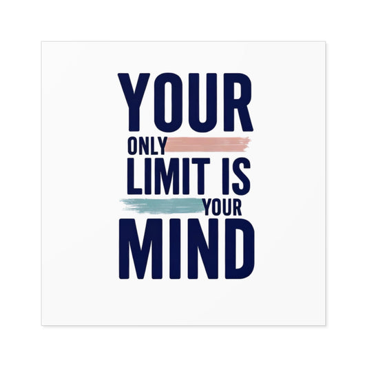 Inspirational Square Stickers | Motivational Décor for Home, Office, Journals, Gifts, Self-Improvement