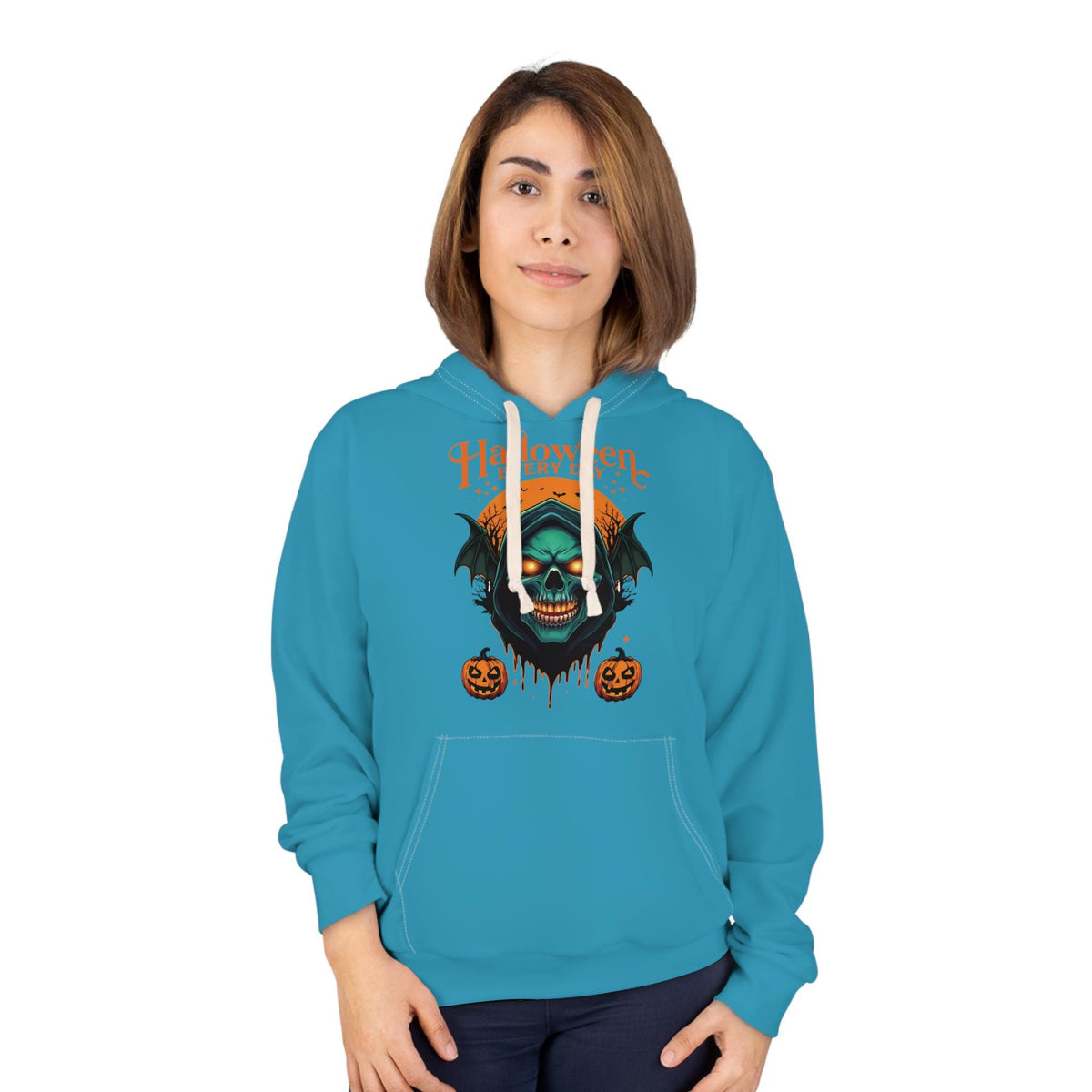 Spooky Halloween Unisex Pullover Hoodie, Cozy Halloween Sweatshirt, Fall Fashion, Halloween Costume, Party Hoodie
