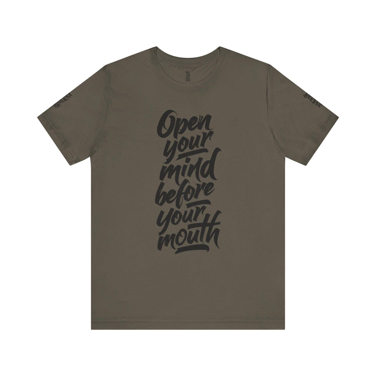 Mindful Message Tee - Unisex Jersey Short Sleeve Tee, Inspirational Shirt, Gift for Friends, Motivation Wear, Casual Outfit