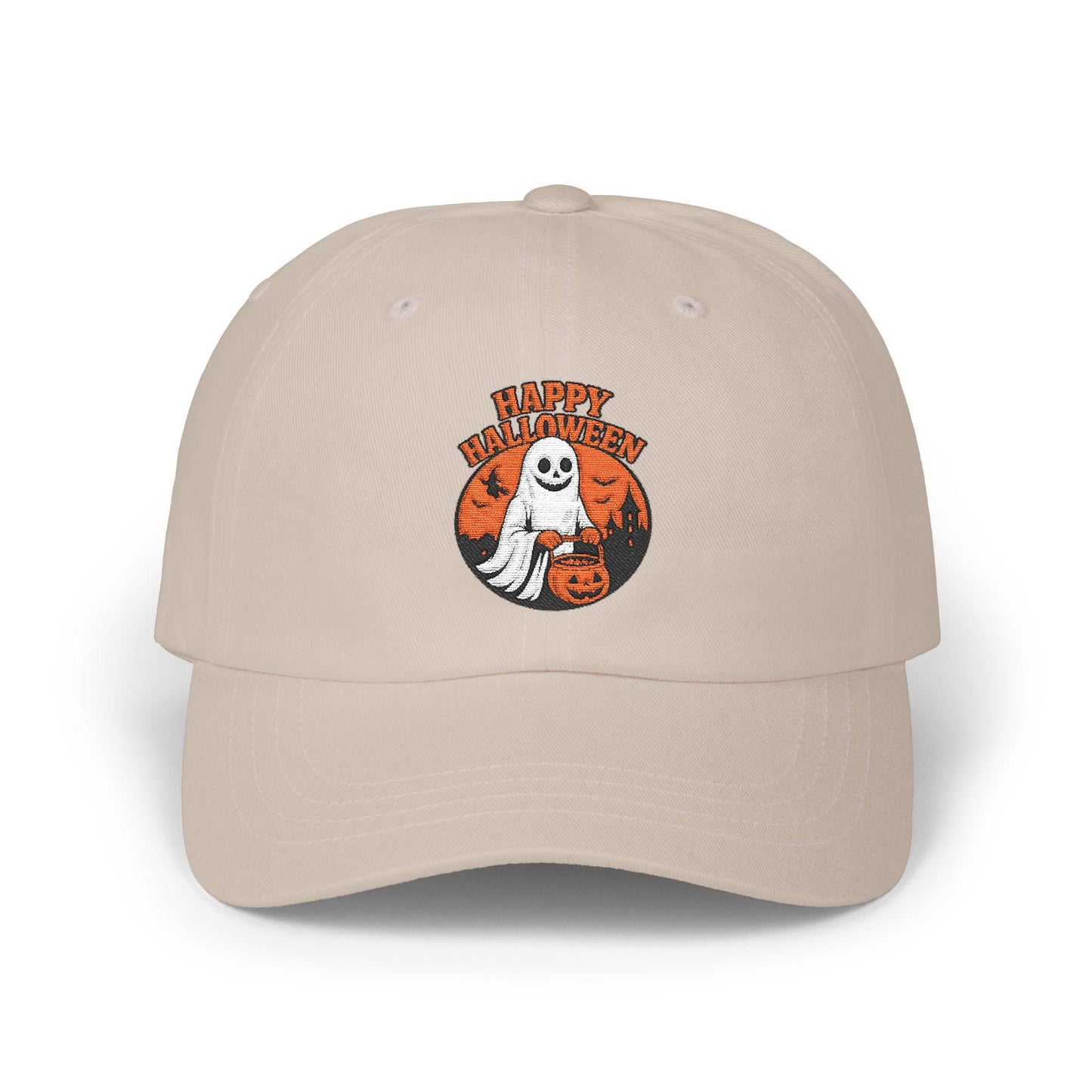 Halloween Dad Cap, Spooky Hat, Ghost Design, Festive Apparel, Trick or Treat Gear, Fall Fashion, Halloween Costume Accessory