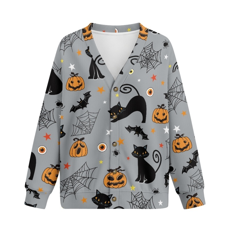 Midnight Meow grijs Halloween vest