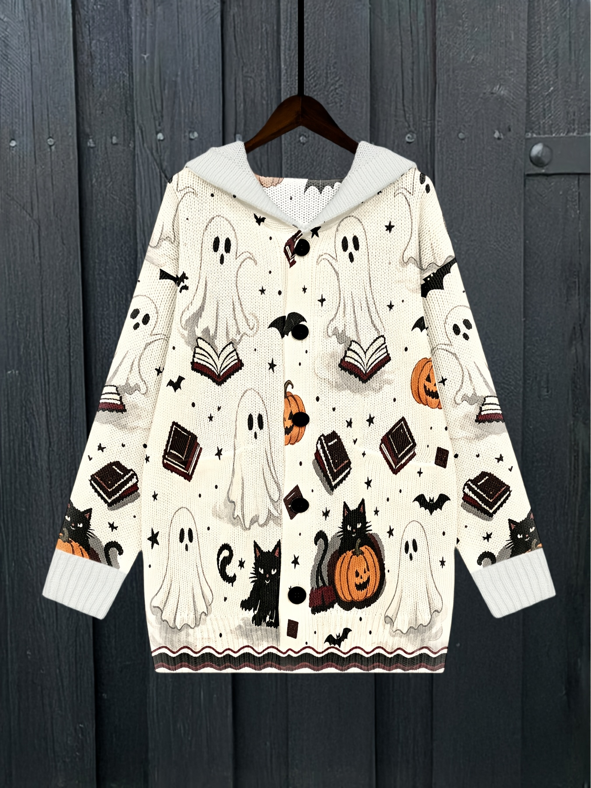 SpookyReads Halloween vest vooraanzicht