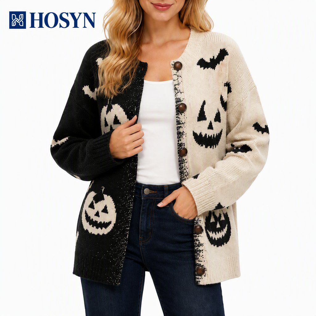 Zirnado Split Pumpkin Halloween vest